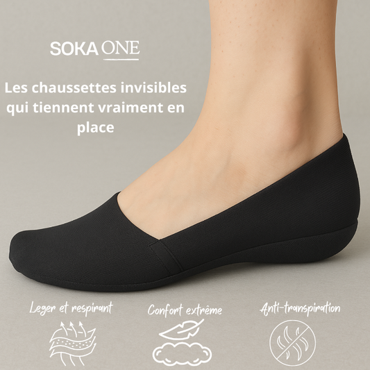 SOKA ONE : Les chaussettes conçues pour disparaître à l’œil, pas sous le pied.